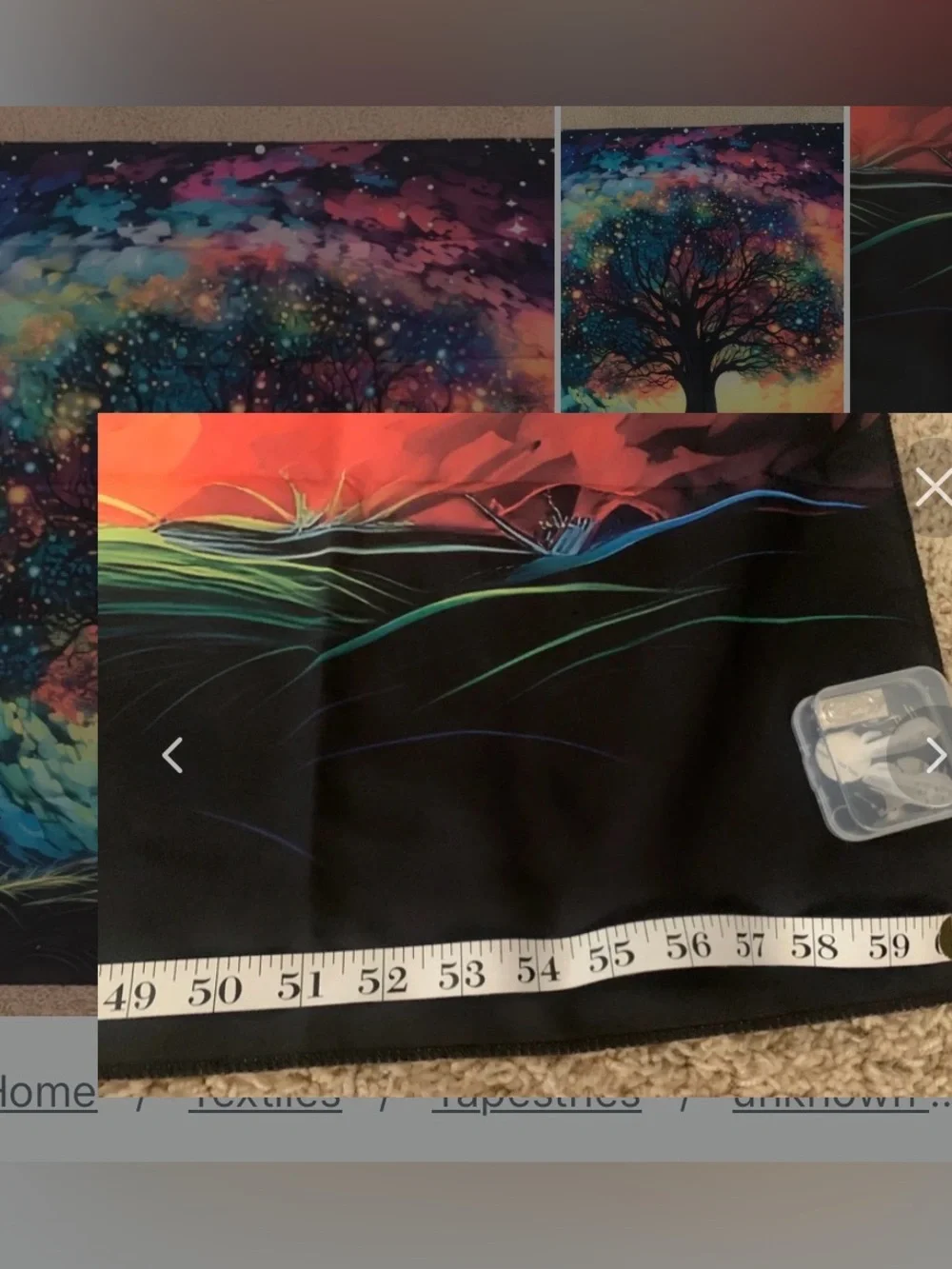 SOLD Rainbow Tree Wall Tapestry - Multicolor brand new